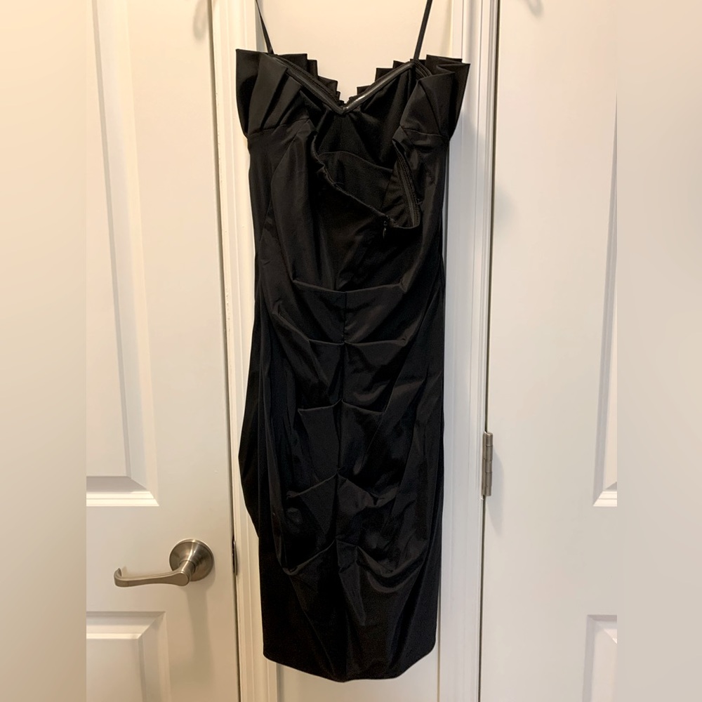 Betsy & Adam Women’s Size 4 Black Cocktail Dress - Picture 2 of 4